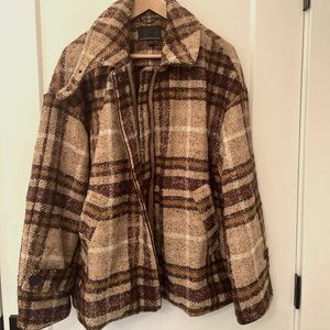 Banana Republic Jacket multi-colour brown, size large, about size 12-14.